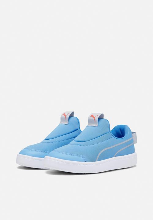 PUMA - Courtflex v2 slip on ps - regal blue-cool light gray