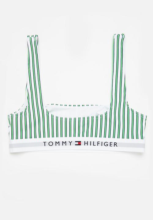 Tommy Hilfiger - Bralette print - nola sripes/spring lime