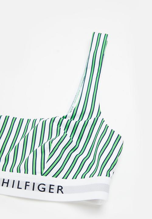 Tommy Hilfiger - Bralette print - nola sripes/spring lime