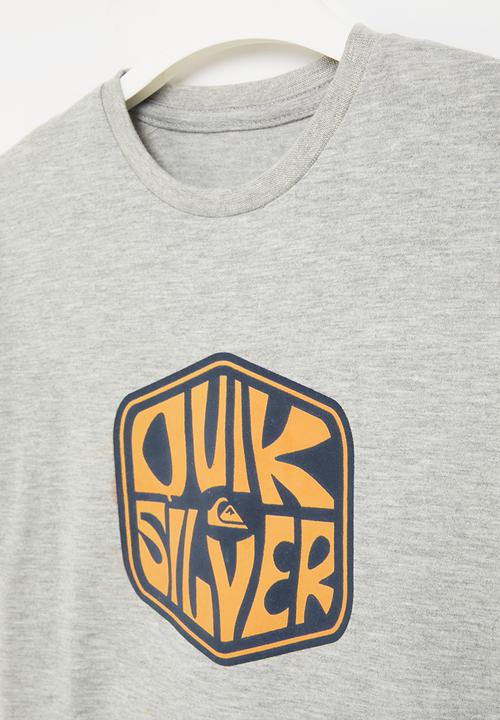 Quiksilver - Bounce back short sleeve tee - grey melange