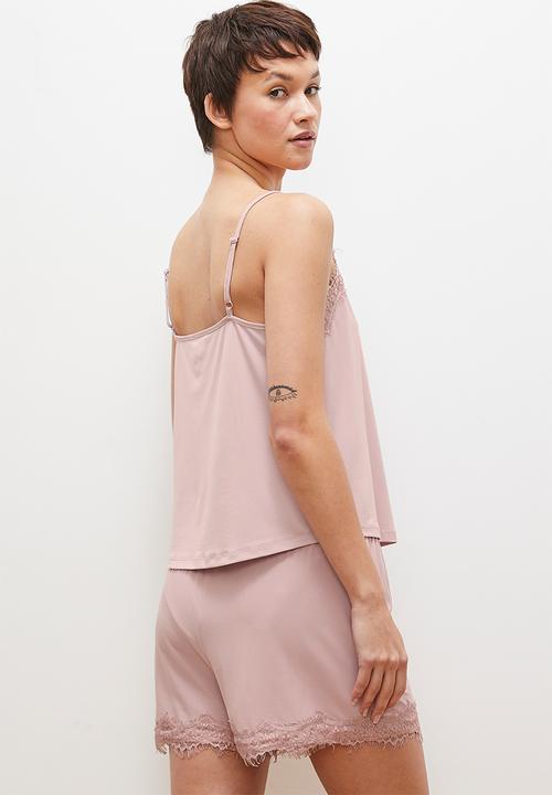edit - Slinky cami & short - dusty lilac