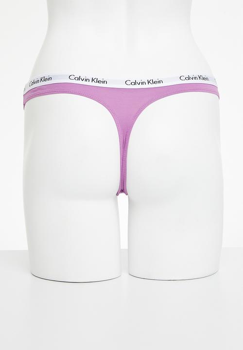 Calvin Klein - Thong 3 pack - multi