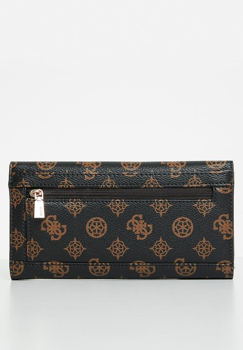 GUESS - Laurel slg multi clutch - mocha logo