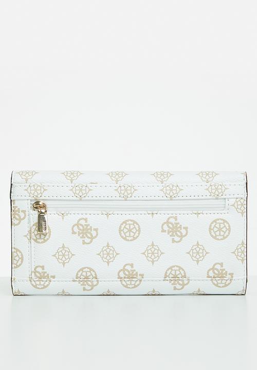 GUESS - Laurel slg multi clutch - white logo