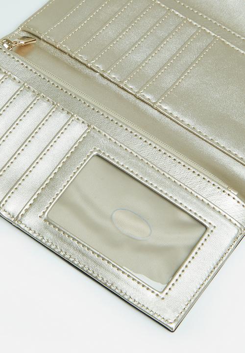 GUESS - Laurel slg multi clutch - white logo
