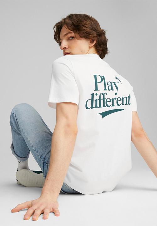 PUMA - Graphics puma legacy tee - white 
