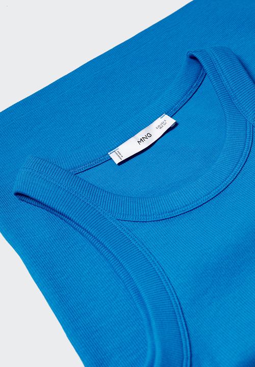 MANGO - Top boni - medium blue