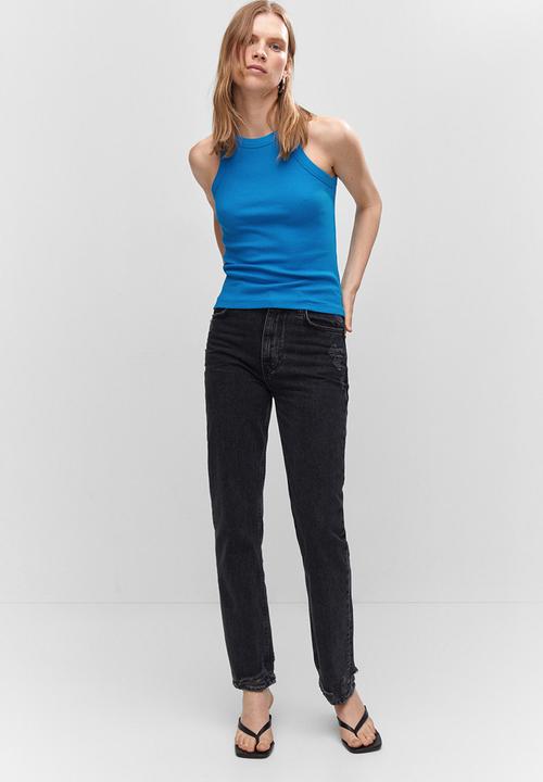 MANGO - Top boni - medium blue