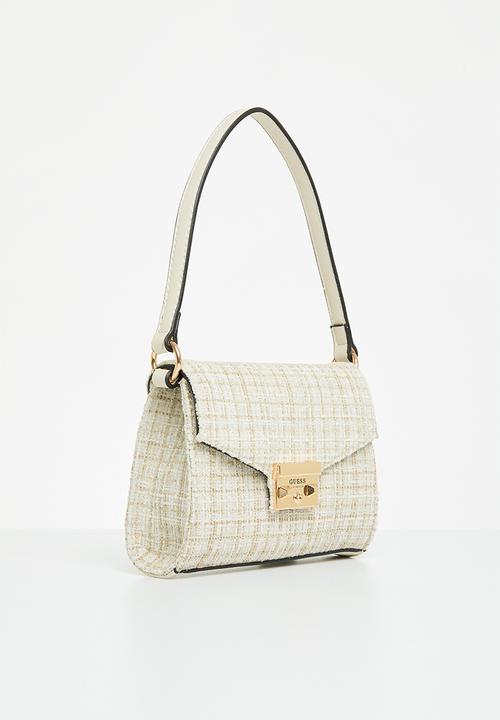 GUESS - Tergesen mini crossbody flap - stone