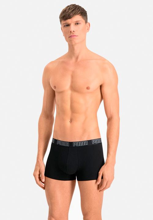 PUMA - Basic trunk 2 pack - black