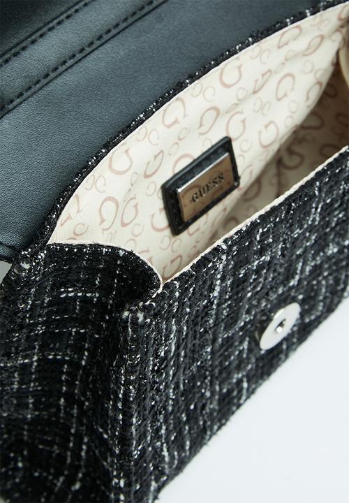 GUESS - Tergesen mini crossbody flap - black