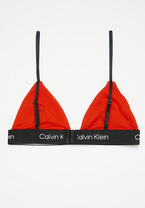 Calvin Klein - Unlined triangle - tiger print/hazard