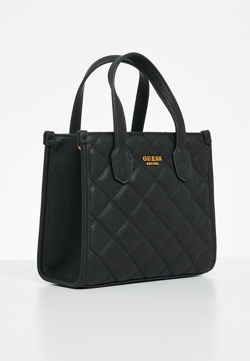 GUESS - Silvana 2 compartments mini tote - black
