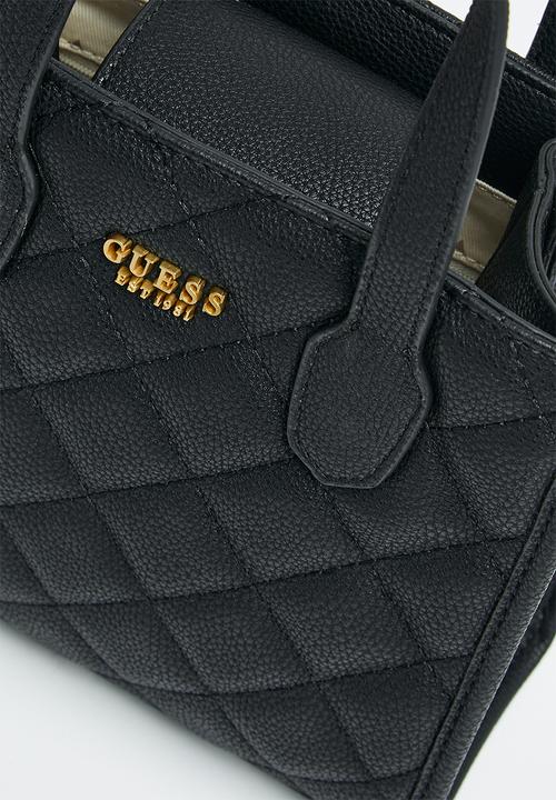 GUESS - Silvana 2 compartments mini tote - black