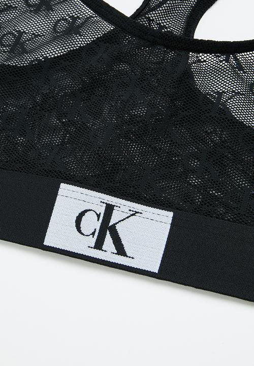 Calvin Klein - Unlined bralette - black