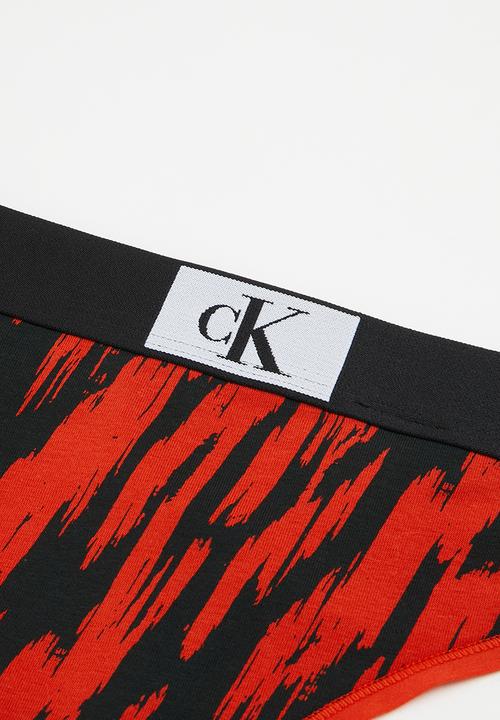 Calvin Klein - Modern thong - tiger print/hazard