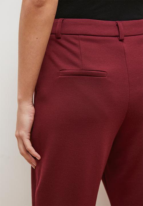 edit - Co-ord tapered trouser - tobacco