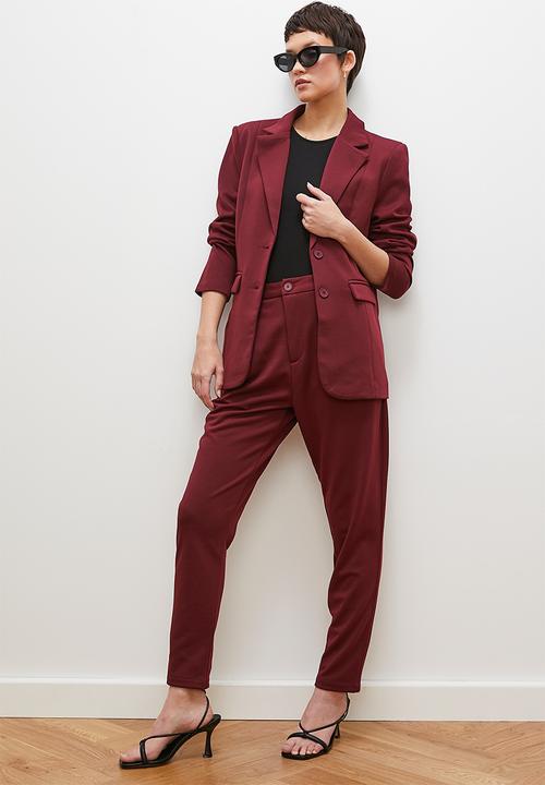 edit - Classic blazer - bloodstone