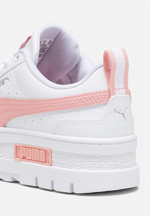 PUMA - Mayze leather jr - puma white/peach smoothie