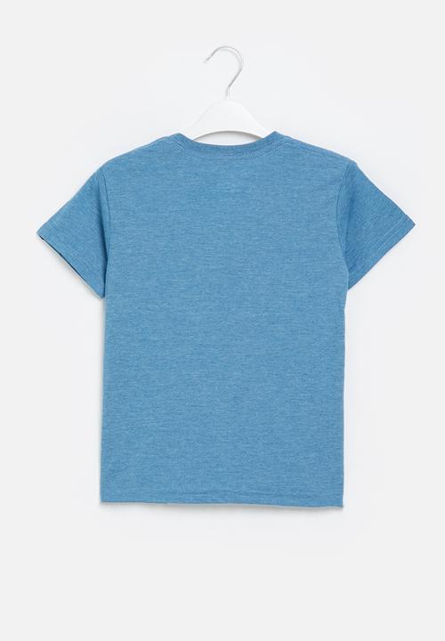 Quiksilver - Funky fills short sleeve boy - vallarta blue heather