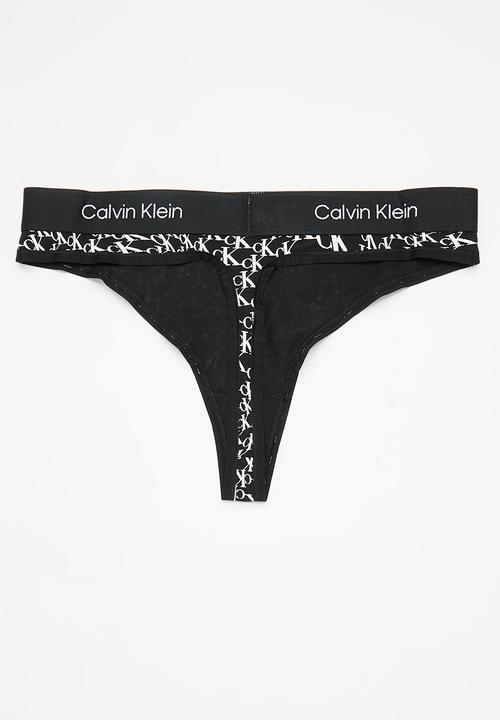 Calvin Klein - Modern thong - black & white