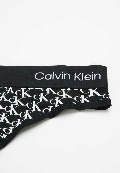 Calvin Klein - Modern thong - black & white