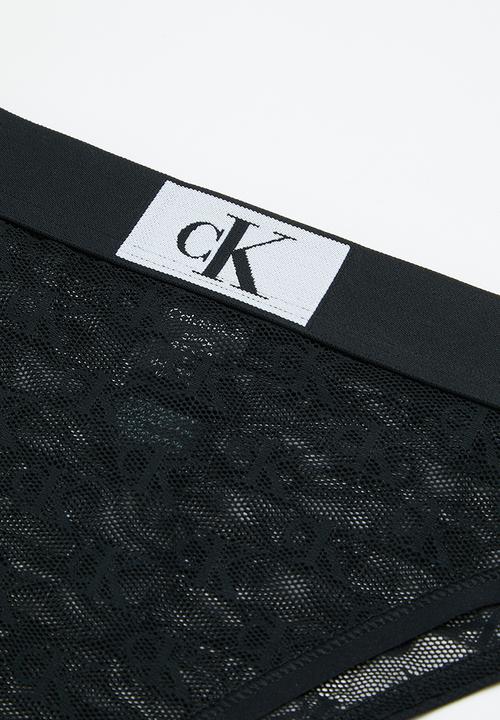 Calvin Klein - High waist brazilian - black