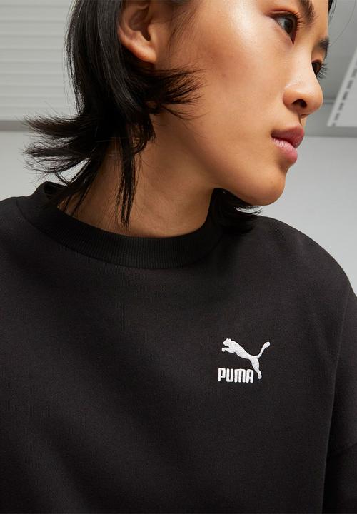 PUMA - Classics oversized crew tr - puma black