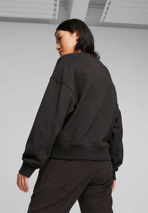 PUMA - Classics oversized crew tr - puma black