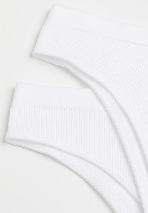 H&M - 2-Pack seamless briefs - white