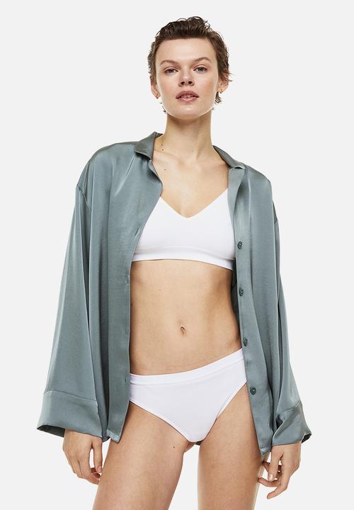 H&M - 2-Pack seamless briefs - white