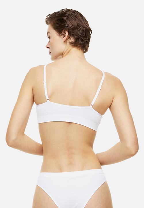 H&M - 2-Pack seamless briefs - white
