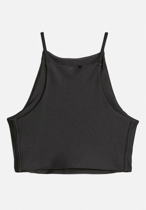 PUMA - T7 shiny crop top - puma black