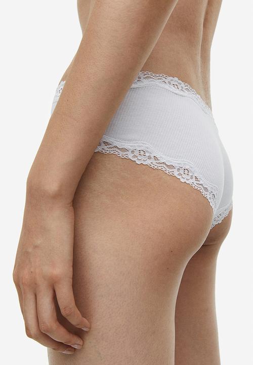 H&M - 3-Pack hipster briefs - grey marl/white 