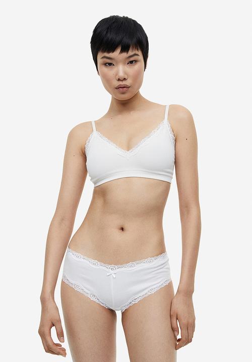 H&M - 3-Pack hipster briefs - grey marl/white 
