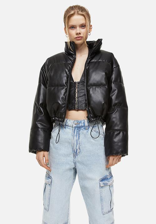 H&M - 90s baggy high cargo jeans - light denim blue 