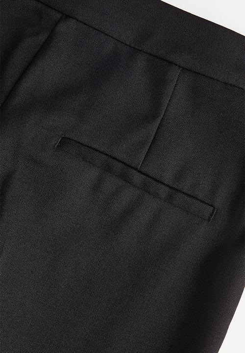 H&M - Flared tailored trousers - black