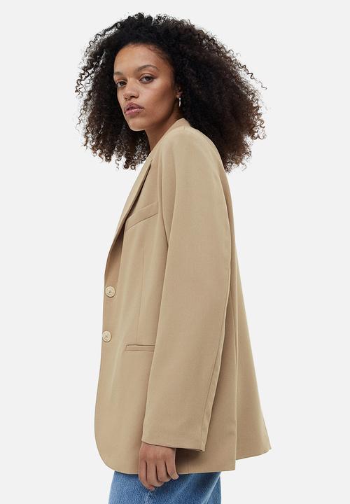 H&M - Single-breasted blazer - beige