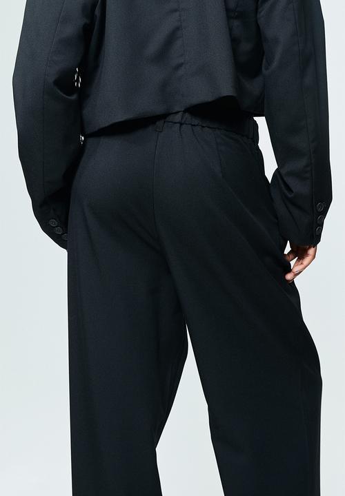 H&M - Tailored trousers - black