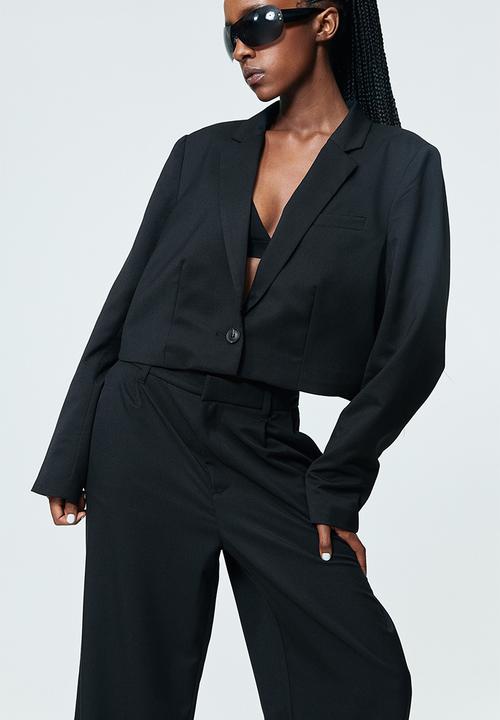 H&M - Tailored trousers - black