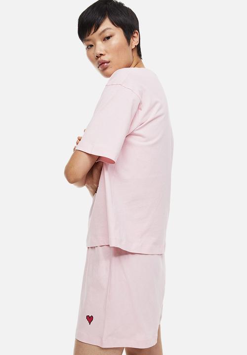 H&M - Cotton jersey pyjamas - pink