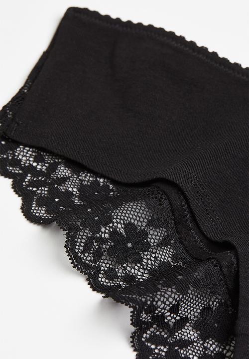 H&M - 3-Pack jersey hipster briefs - black 