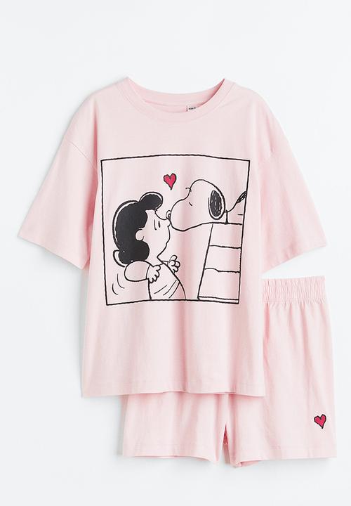 H&M - Cotton jersey pyjamas - pink