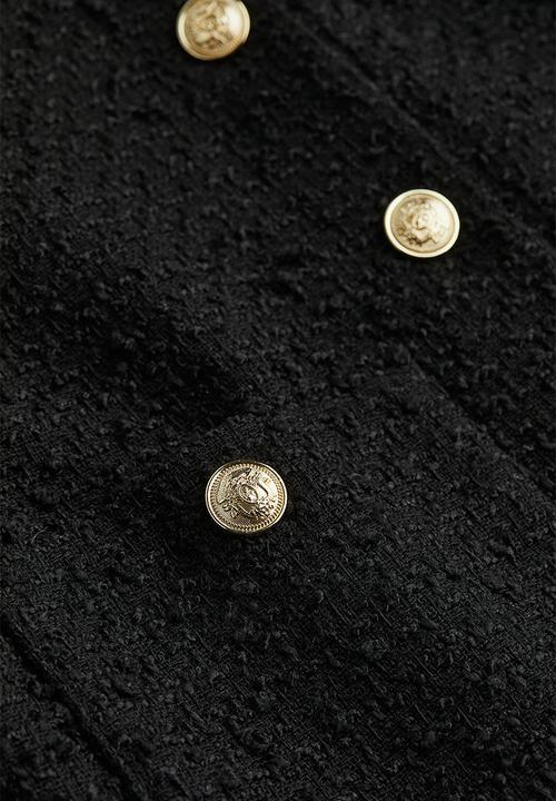 H&M - Bouclé jacket - black