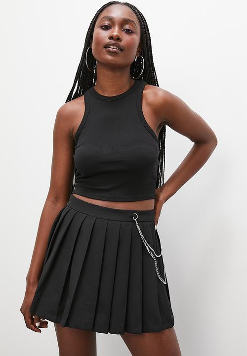 Blake - Mini with chain detail - black
