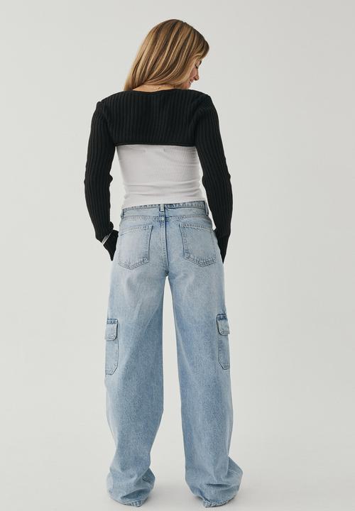 Supré  - Cargo denim jean - island blue 