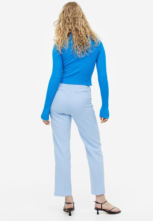 H&M - Tapered trousers - light blue