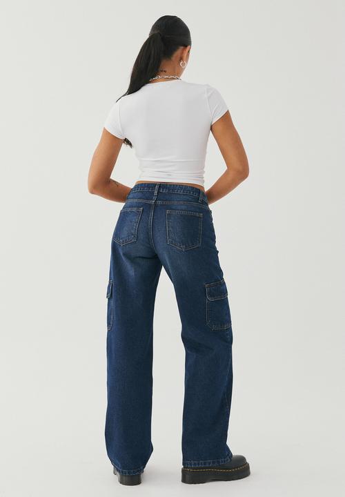 Supré  - Cargo denim jean - varsity blue 