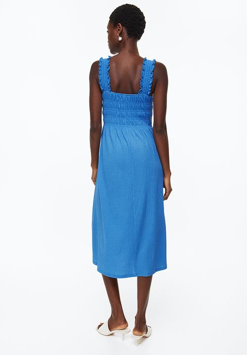 H&M - Smocked dress - blue