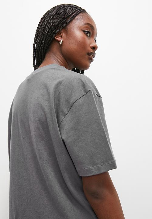 Blake - Oversized graphic tee - grey